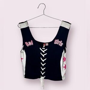 Y2K MAGIC FIT “bad girls” lace up corset style top